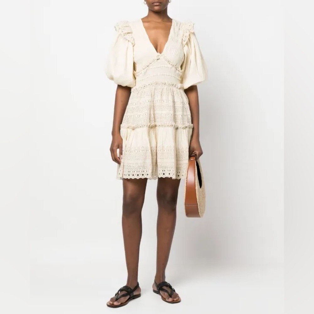 Sea New York • Marley Pleated Smocked Mini Dress